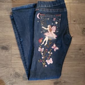 true religion embroidered fairy jeans 